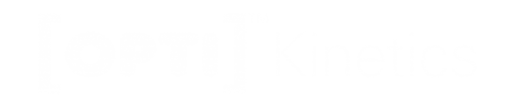 Opti Kinetics Logo white